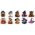 Halloween Animal Stickers 10's